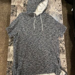 Sz. L Modern Culture pull over hooded shirt